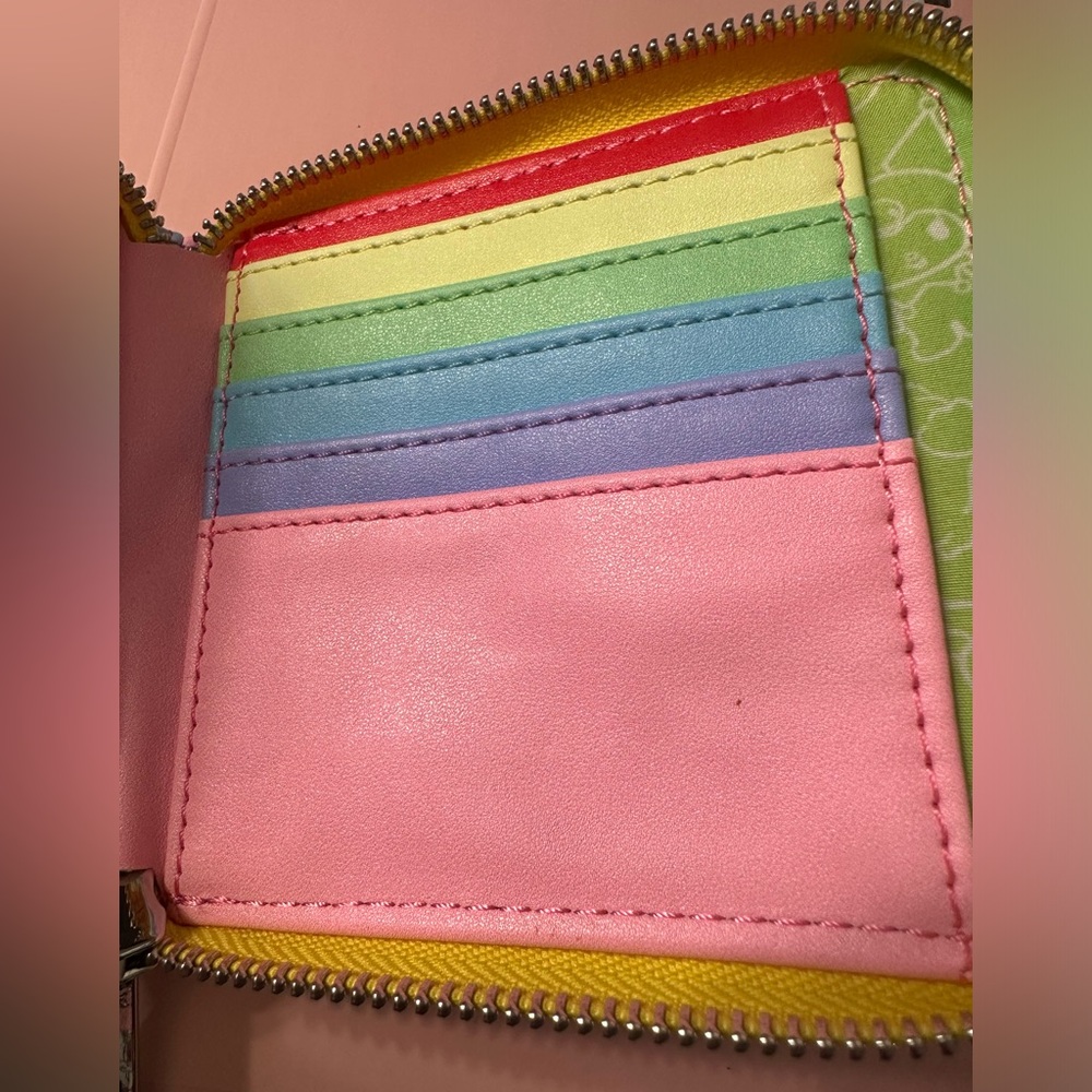 NWT Loungefly x Hello Kitty and Friends Color Block Hard Tag Wallet - Picture 5 of 5